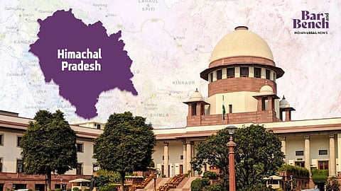 Supreme Court and Himachal Pradesh Map