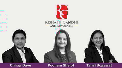 Rishabh Gandhi and Advocates - Chirag Dave, Poonam Shelot, Tanvi Bogawat