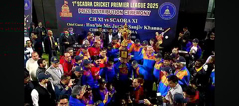 CJI XI vs. SCAORA XI cricket match ends in a thrilling tie