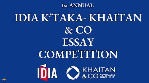 IDIA Karnataka Khaitan & Co Essay Competition
