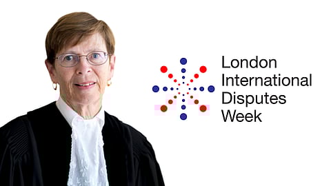 Judge Joan Donoghue and London International Disputes Week