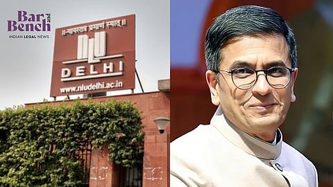 DY Chandrachud with NLU Delhi
