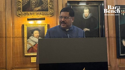 CJI Gavai speaking at Gray's Inn