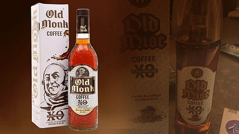 Old Monk coffee rum and Old Mist coffee rum