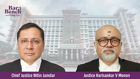 Chief Justice Nitin Jamdar and Justice Harisankar V Menon