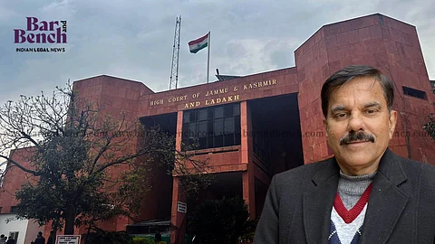 Harsh Dev Singh with the J&K High Court, Jammu Wing