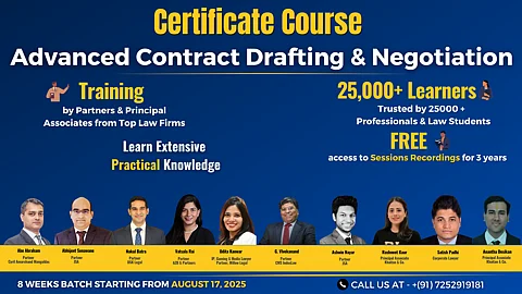 Learn Advanced Contract Drafting and Negotiation from Top Law Firm Partners - Register Now!
