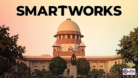 Supreme Court with the logo of Smartworks