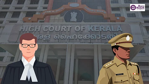 lawyer, police and kerala HC