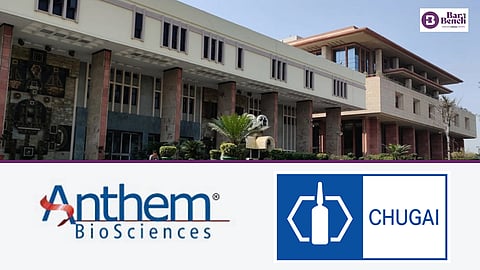 Delhi HC and Anthem Biosciences Limited logo and Chugai Seiyaku Kabushiki Kaisha