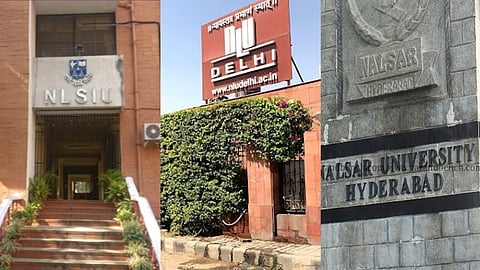 NLSIU, NLUD, and NALSAR