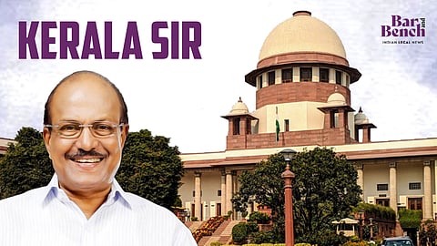 Supreme Court with Kerala SIR and PK Kunhalikutty