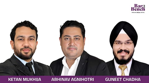 Ketan Mukhija, Abhinav Agnihotri, Guneet Singh Chadha