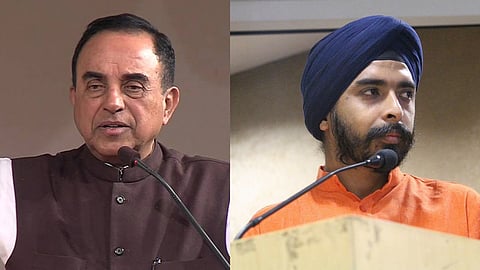 Subramanian Swamy and Tajinder Bagga