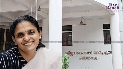 Judge Honey Varghese with Ernakulam District Court