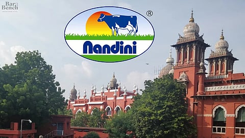 Madras HC with logo of Nandini milk