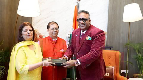 Vandana Shroff, Cyril Shroff, and Prof C Raj Kumar
