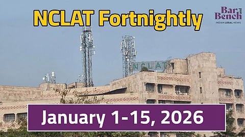 NCLAT Fortnightly January 1-15, 2026