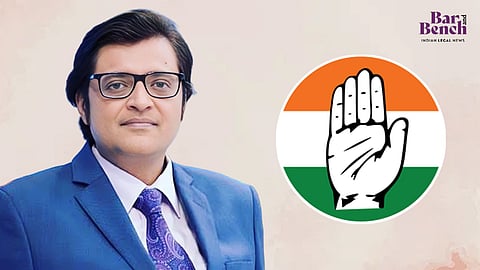 Indian National Congress and Arnab Goswami