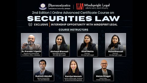Advanced Certificate Course on Securities Law by DNLU, Jabalpur