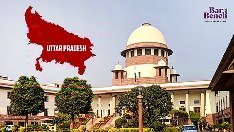 Supreme Court, Uttar Pradesh map