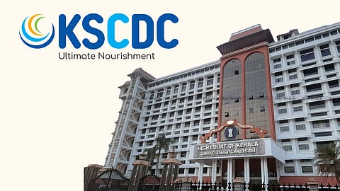 KERALA STATE CASHEW DEVELOPEMENT CORPORATION LTD Logo with Kerala high court