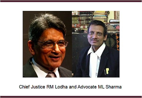 Off day for “In person Petitioners” in CJI Lodha’s court; Slaps costs on ML Sharma while another party breaks down