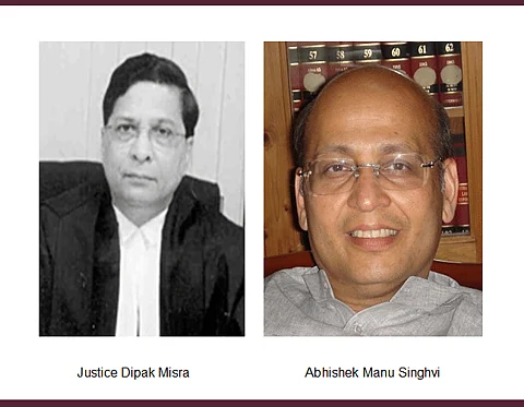 Sibal, Singhvi appear for Yatin Oza before agitated Justice Dipak Misra