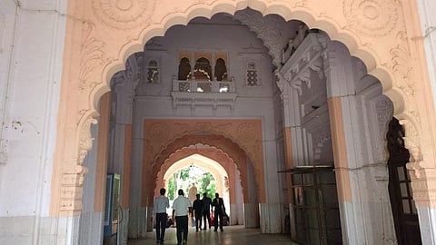The entrance to the Rajasthan High Court at Jodhpur