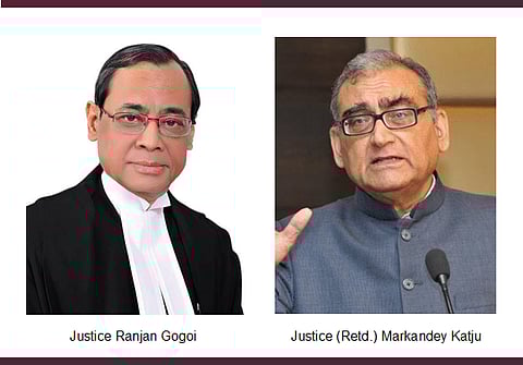 Justice Gogoi buries the hatchet, accepts Katju J’s “unconditional apology”