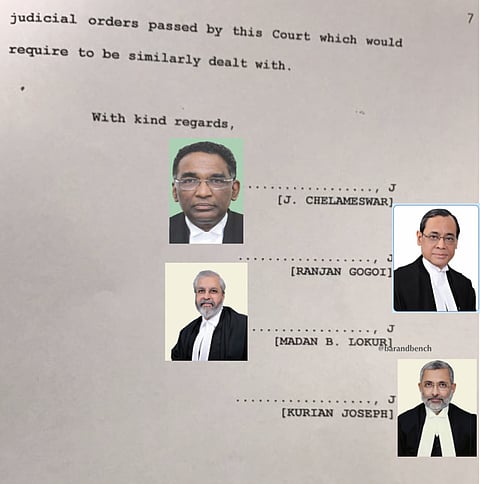 #JudgesConference: Read the letter written by four senior most judges to CJI Misra