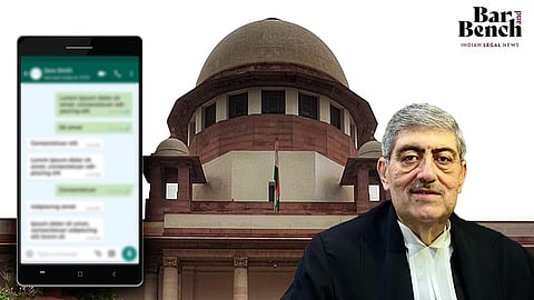 whatsapp chats blurred, justice Sanjay Kishan Kaul
