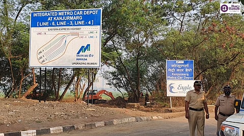 Mumbai Metro Rail Kanjurmarg land