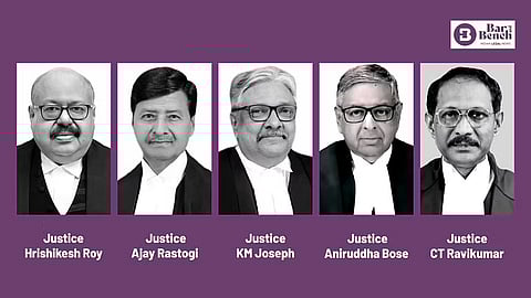 सुप्रीम कोर्ट द्वारा गठित पांचवीं संविधान पीठ; 29 में से 25 जज संविधान पीठों का हिस्सा हैं