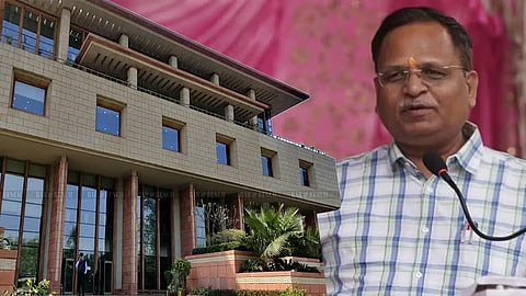 Satyendar Jain with Delhi High Court