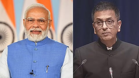 PM Narendra Modi and CJI DY Chandrachud