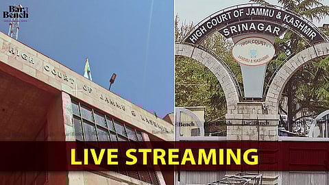 Jammu and Srinagar HC , Live Streaming
