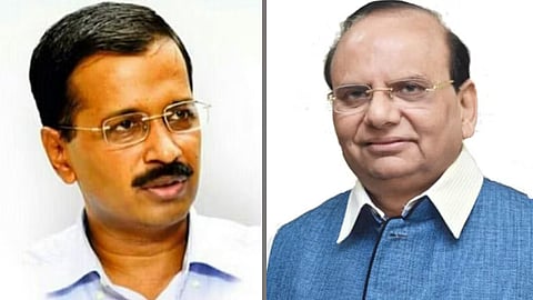 Arvind Kejriwal and LG VK Saxena