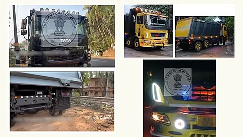 Vehicles with muti colored lights