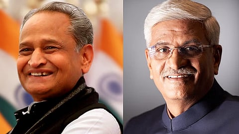 Ashok Gehlot and Gajendra Singh Shekhawat