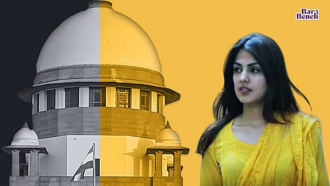 Rhea chakraborty and supreme court