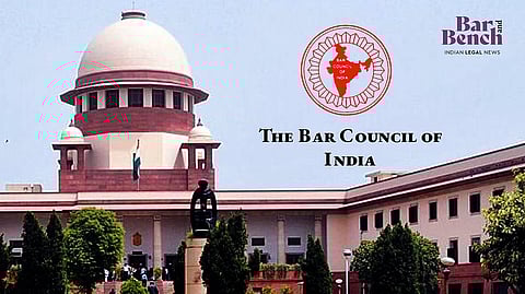 Bar Council of India Logo and Supreme Court