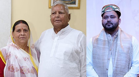 Lalu Yadav, Rabri Devi and Tejashwi Yadav