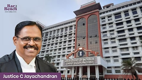 Justice C Jayachandran with Kerala High Court