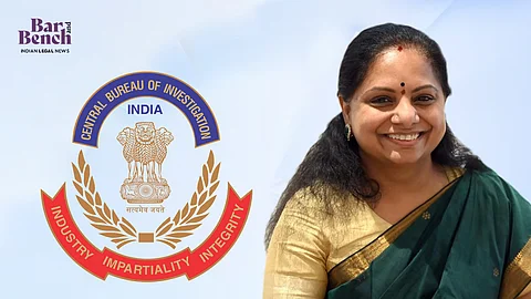K Kavitha with CBI
