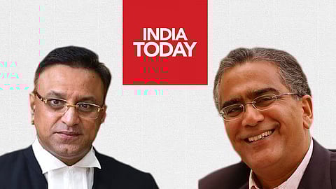 Senior Advocate Pradeep Rai, Aroon Purie and India Today