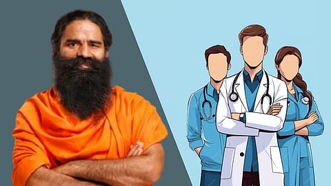 Patanjali Promoter Baba Ramdev, doctors