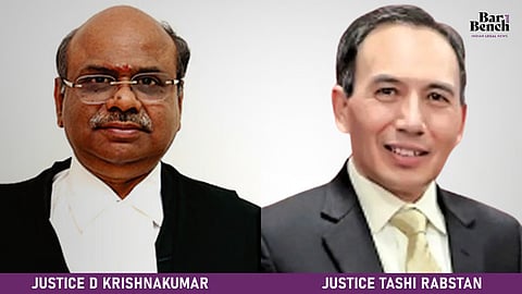 Justice D Krishnakumar and Justice Tashi Rabstan