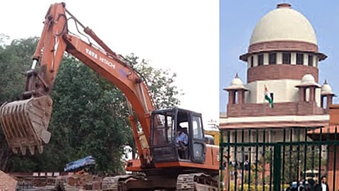 Supreme Court and Bulldozer