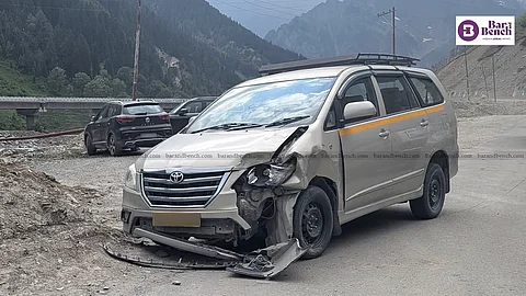 Motor vehicle accident (For representation only).